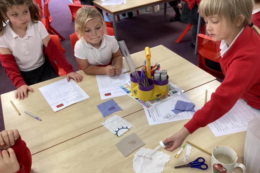 Science investigating which materials are waterproof a fair test