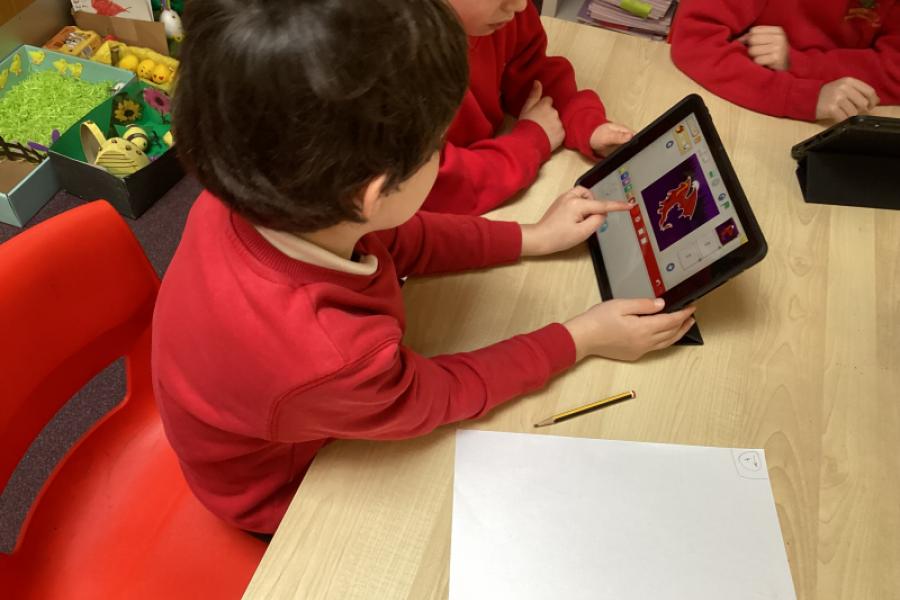 Algorithms using Scratch Jr Broadbent Fold Nursery & Primary School